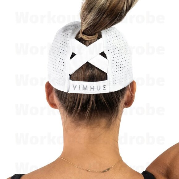 VimHue Women's X-Boyfriend Cap UPF 50+ (White) - Picture 2 of 4